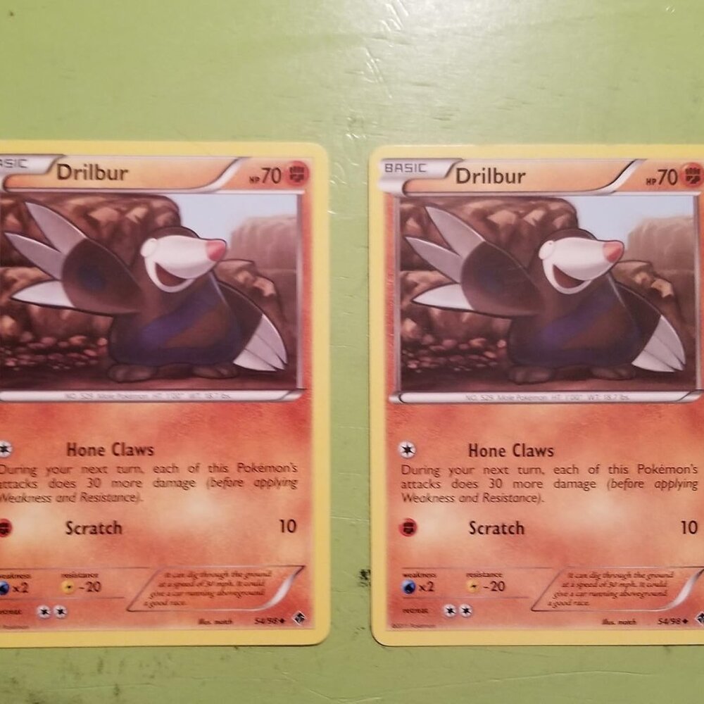 Pokemon® Card Lot 002 Cards DRILBUR Pokemon Emerging Powers (54/98)